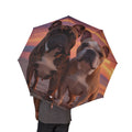 48" Semi-Automatic Umbrella – Windproof Large Travel Rain Umbrella