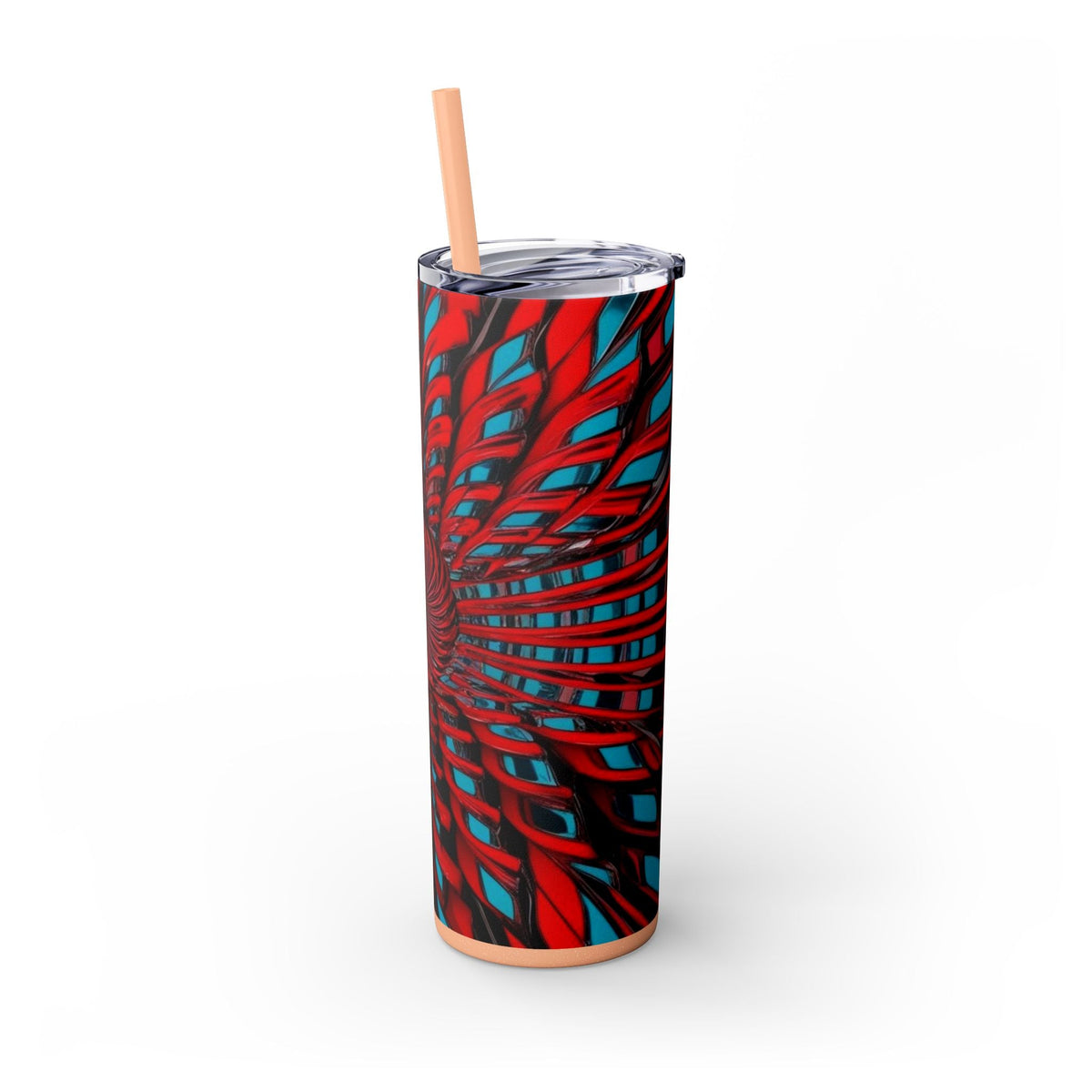 Skinny Tumbler with Straw – 20 oz Stainless Steel Cup