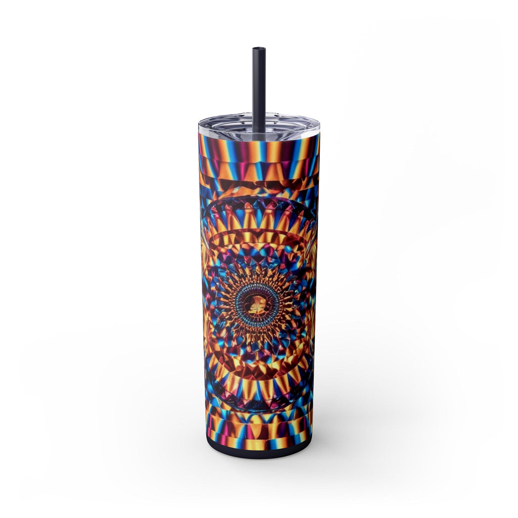 Skinny Tumbler with Straw – 20 oz Stainless Steel Cup