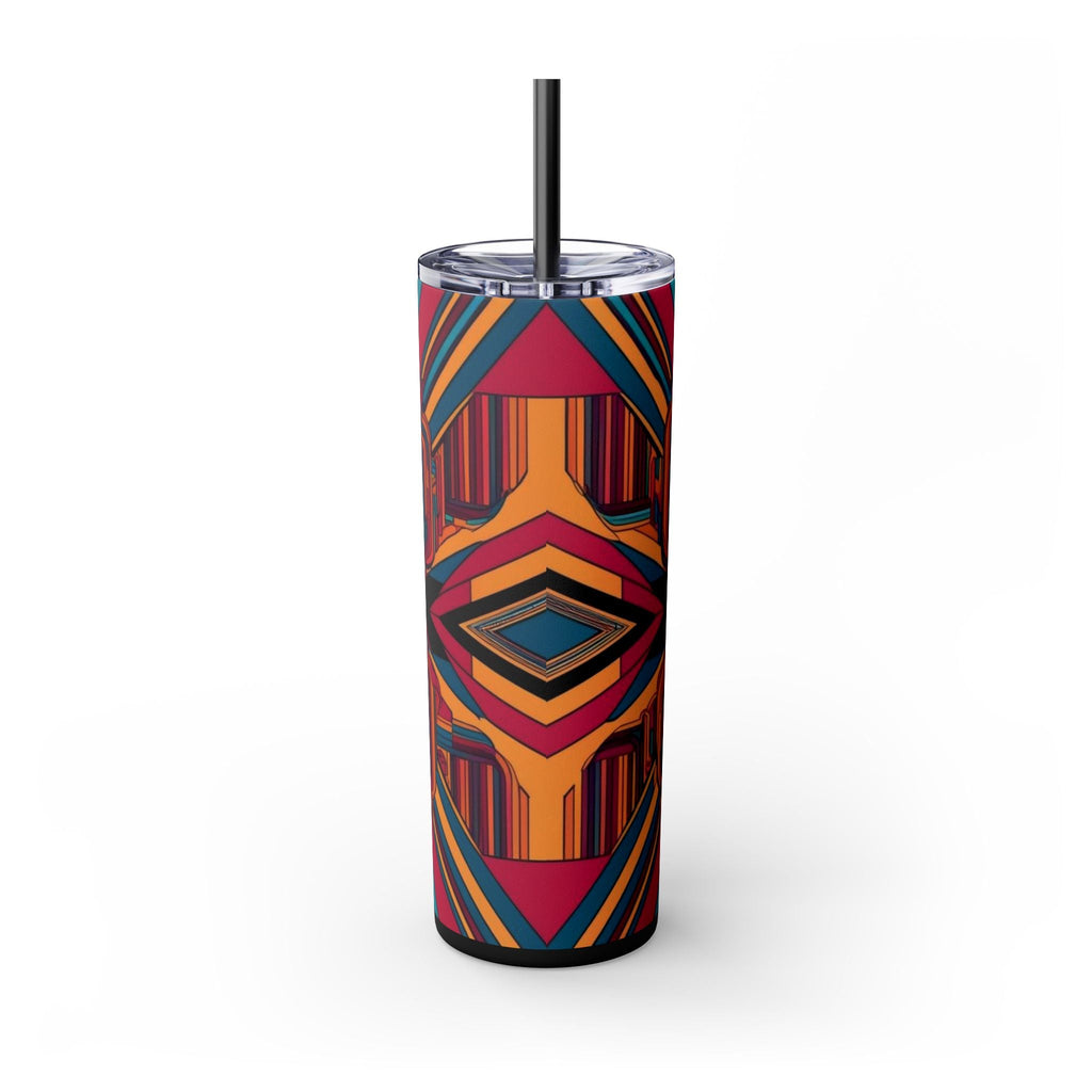 Skinny Tumbler with Straw – 20 oz Stainless Steel Cup