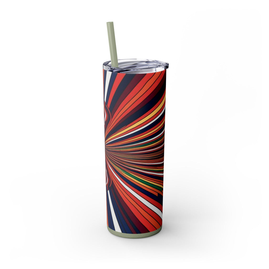 Skinny Tumbler with Straw – 20 oz Stainless Steel Cup