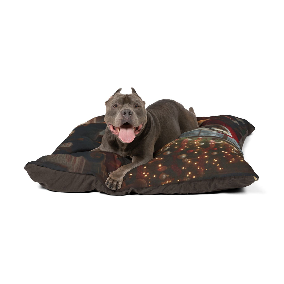Holiday Fireplace Whoopsie Pet Bed