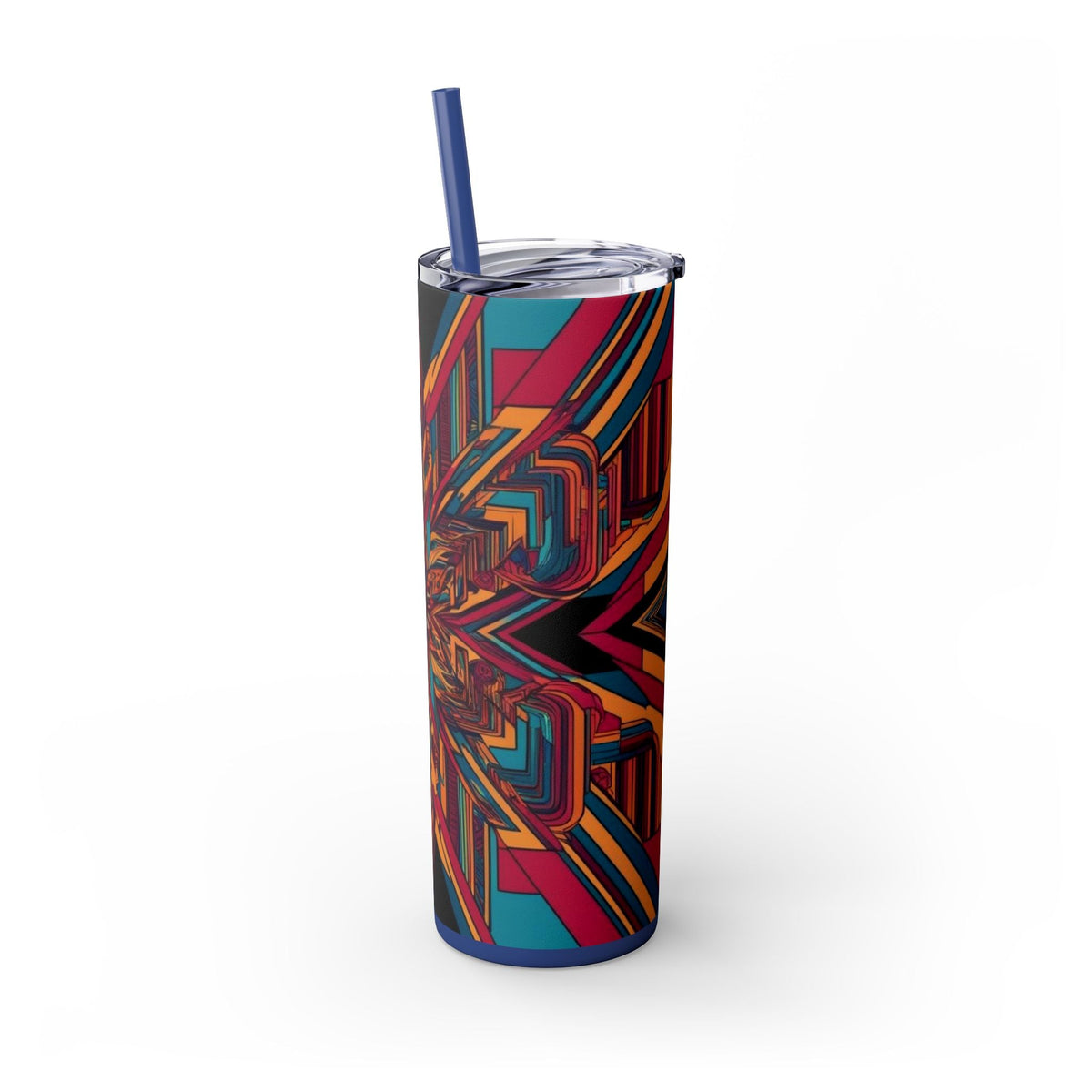 Skinny Tumbler with Straw – 20 oz Stainless Steel Cup