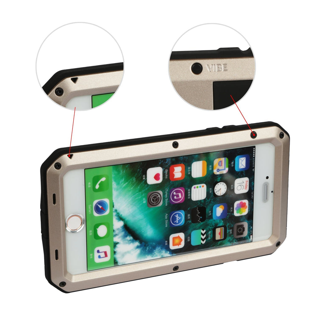 Rugged Shock-Resistant Hybrid Full Cover Case For iPhone 7
