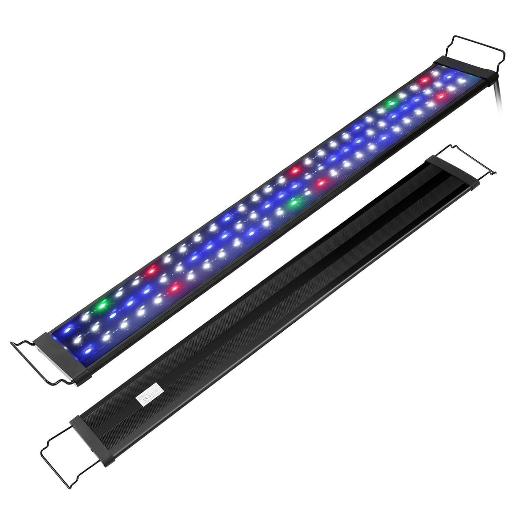 LED Aquarium Light – Multi-Color Full Spectrum with Extendable Brackets