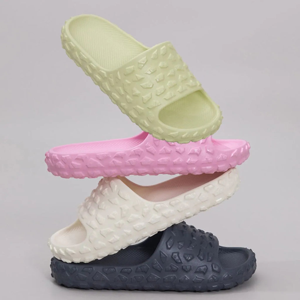 Open Toe Platform Slippers
