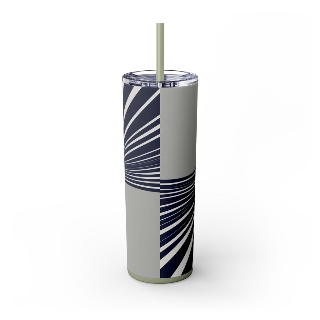 Skinny Tumbler with Straw – 20 oz Stainless Steel Cup
