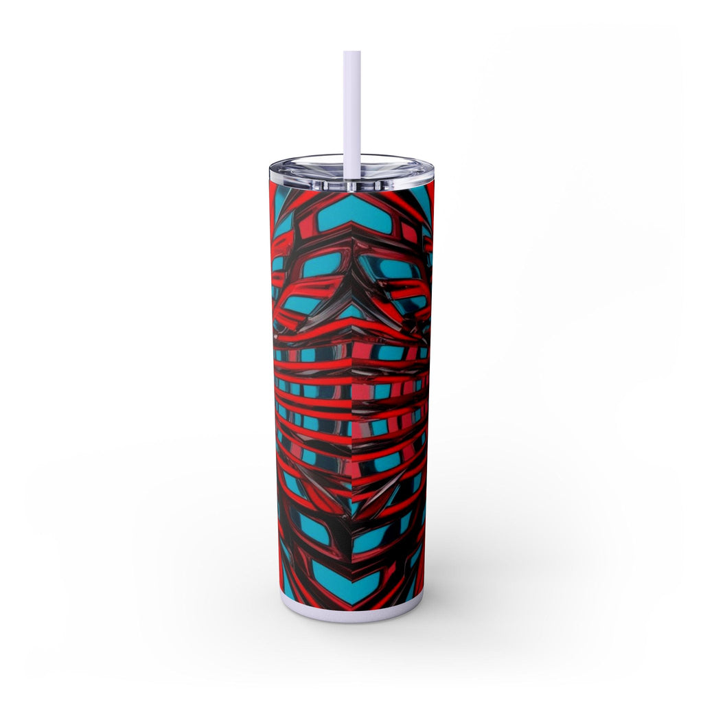 Skinny Tumbler with Straw – 20 oz Stainless Steel Cup