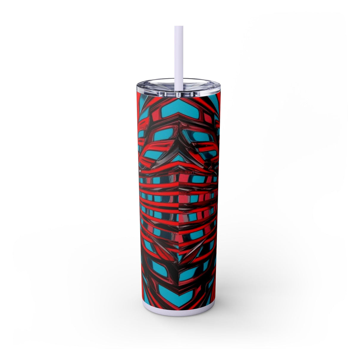 Skinny Tumbler with Straw – 20 oz Stainless Steel Cup