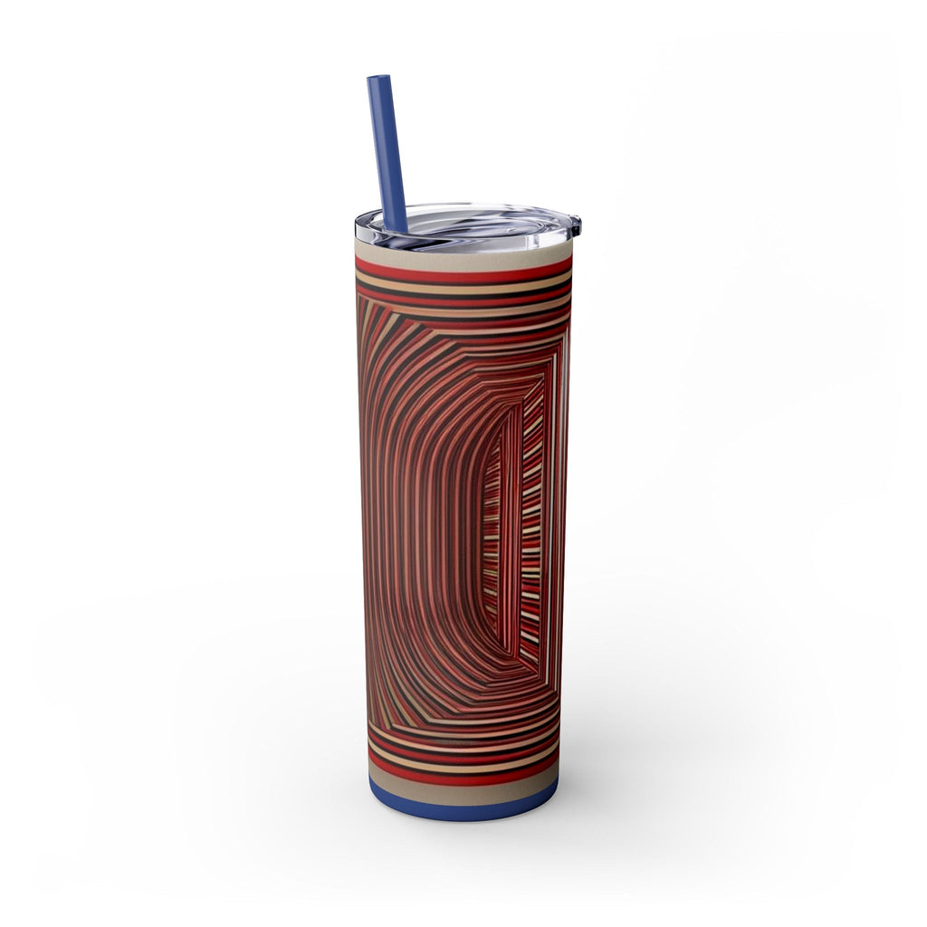 Skinny Tumbler with Straw – 20 oz Stainless Steel Cup