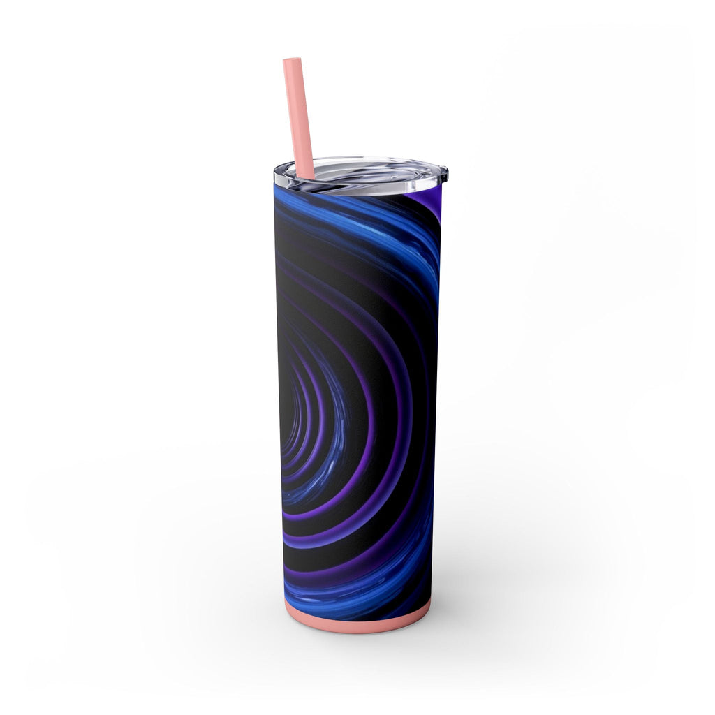 Skinny Tumbler with Straw – 20 oz Stainless Steel Cup