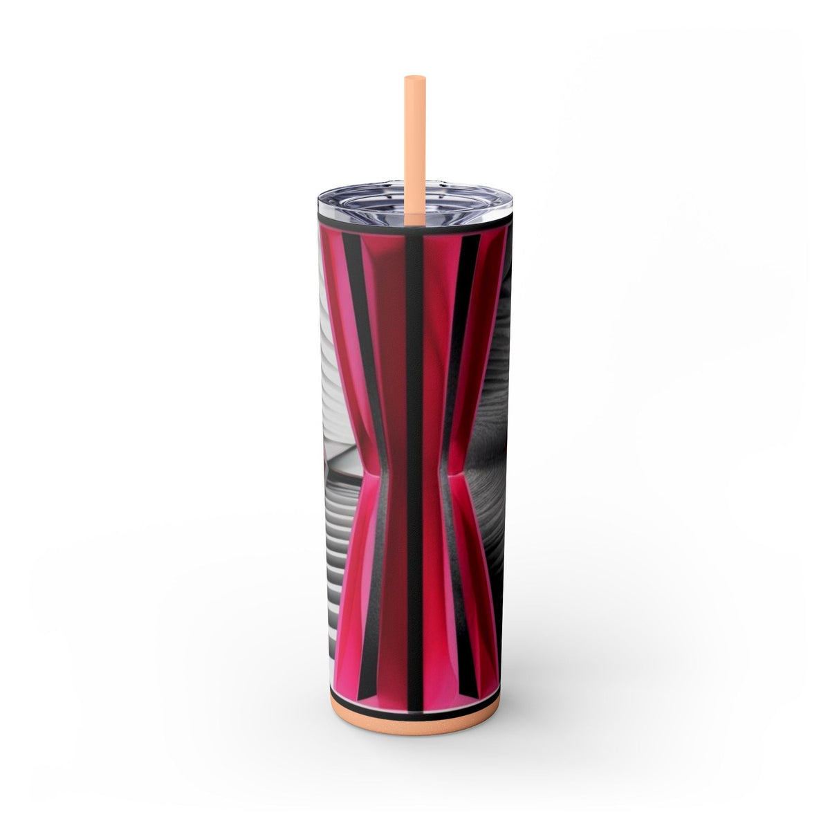 Skinny Tumbler with Straw – 20 oz Stainless Steel Cup