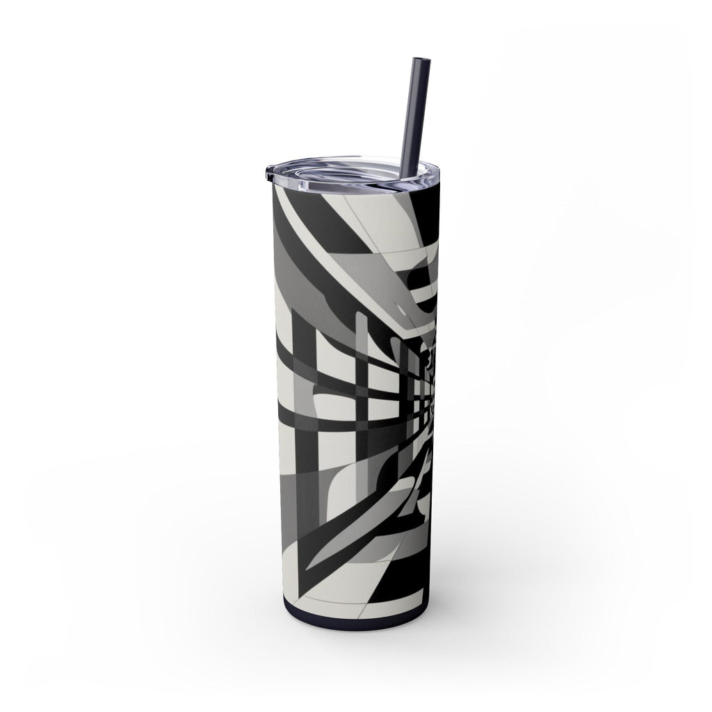 Skinny Tumbler with Straw – 20 oz Stainless Steel Cup