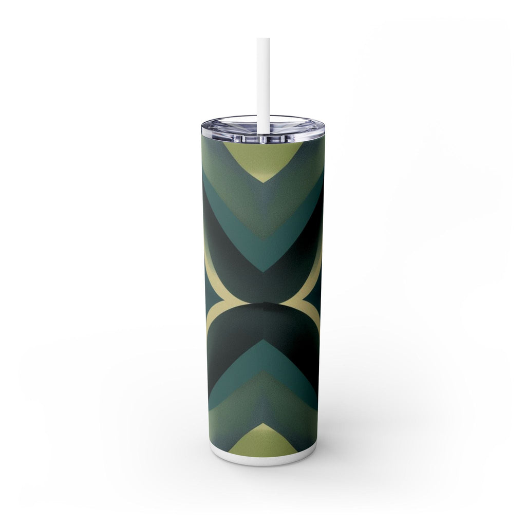 Skinny Tumbler with Straw – 20 oz Stainless Steel Cup