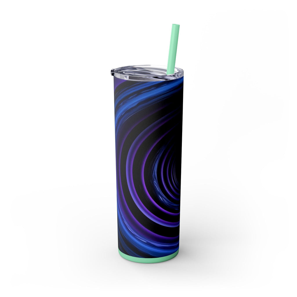 Skinny Tumbler with Straw – 20 oz Stainless Steel Cup