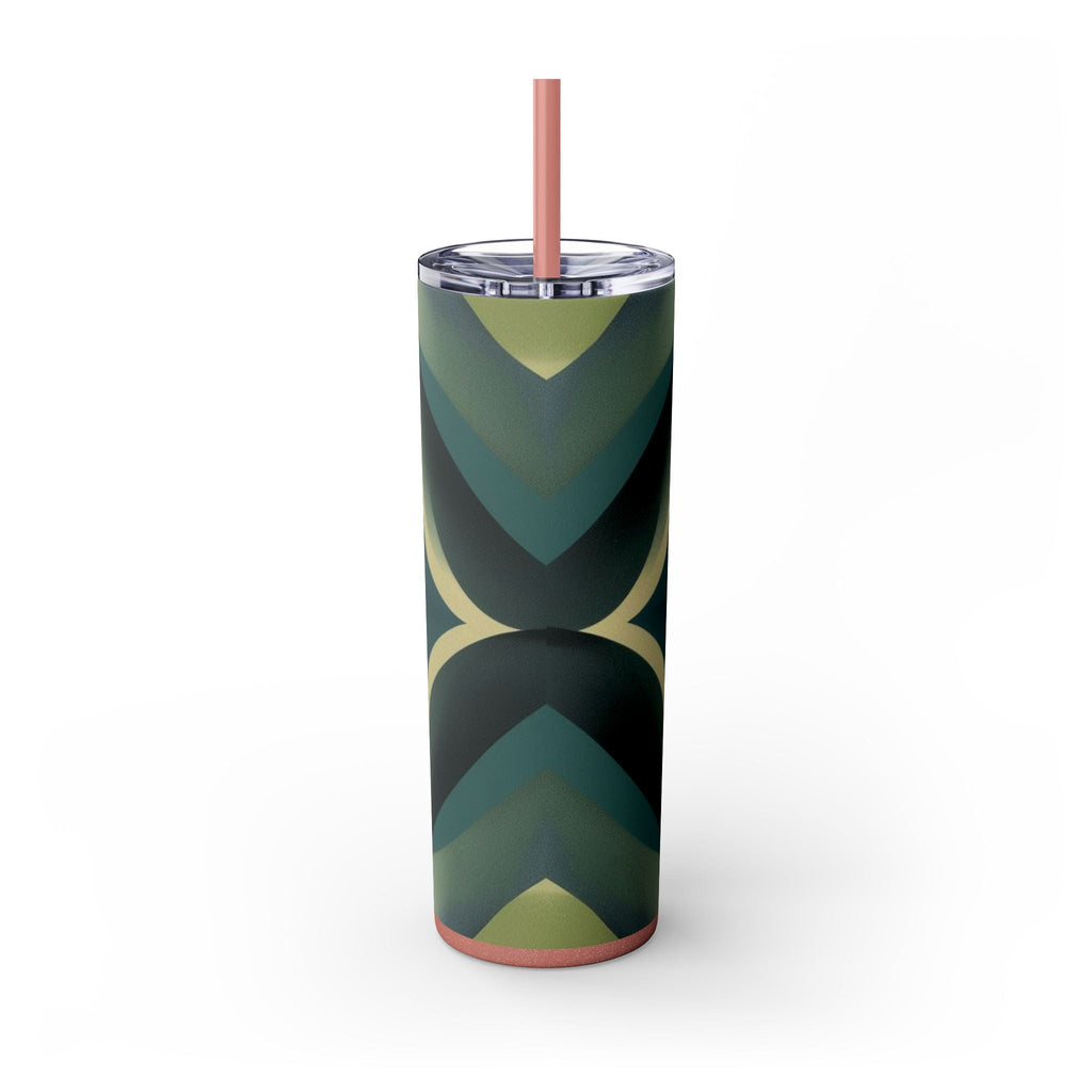 Skinny Tumbler with Straw – 20 oz Stainless Steel Cup