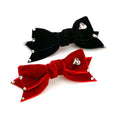 Velvet Heart Pet Bow Hair Clip
