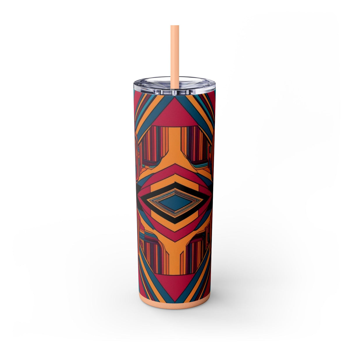Skinny Tumbler with Straw – 20 oz Stainless Steel Cup