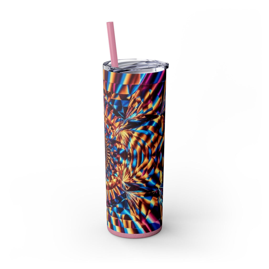 Skinny Tumbler with Straw – 20 oz Stainless Steel Cup