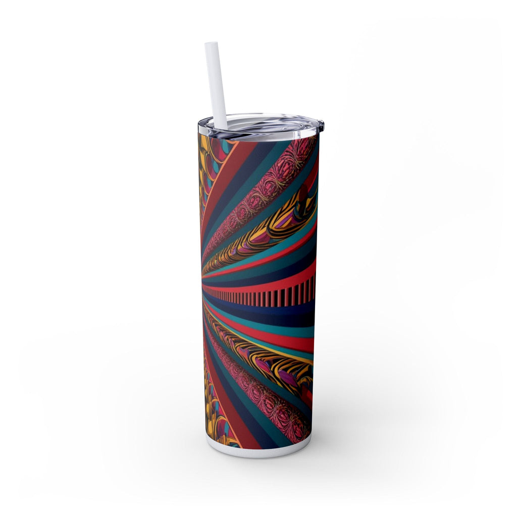 Skinny Tumbler with Straw – 20 oz Stainless Steel Cup