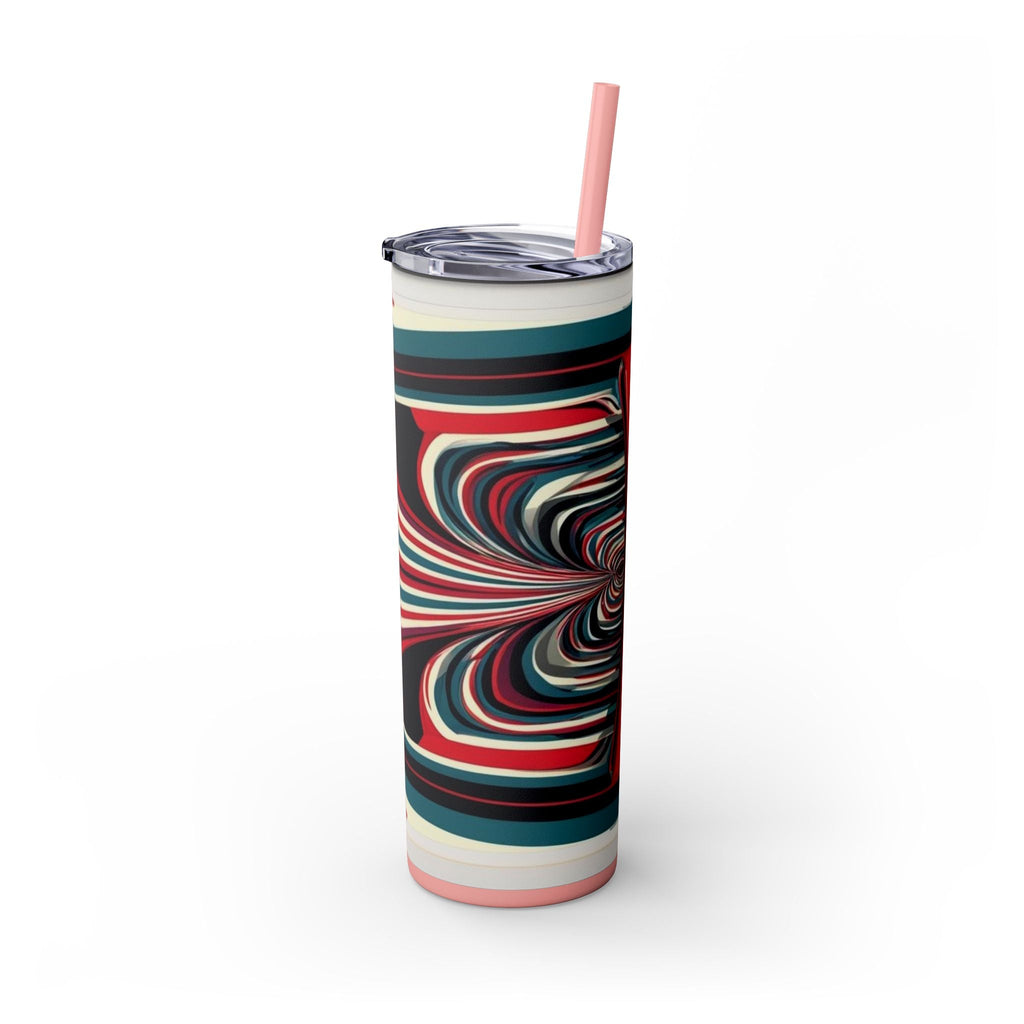 Skinny Tumbler with Straw – 20 oz Stainless Steel Cup