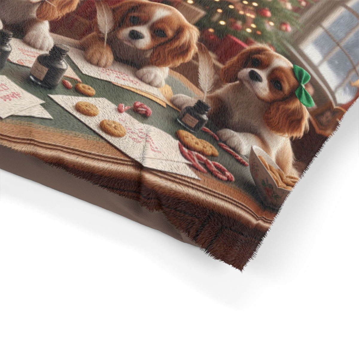 Cavalier King Charles Spaniels Letters to Santa Pet Bed
