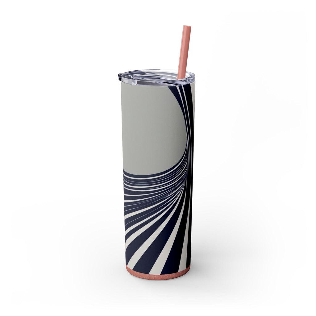 Skinny Tumbler with Straw – 20 oz Stainless Steel Cup