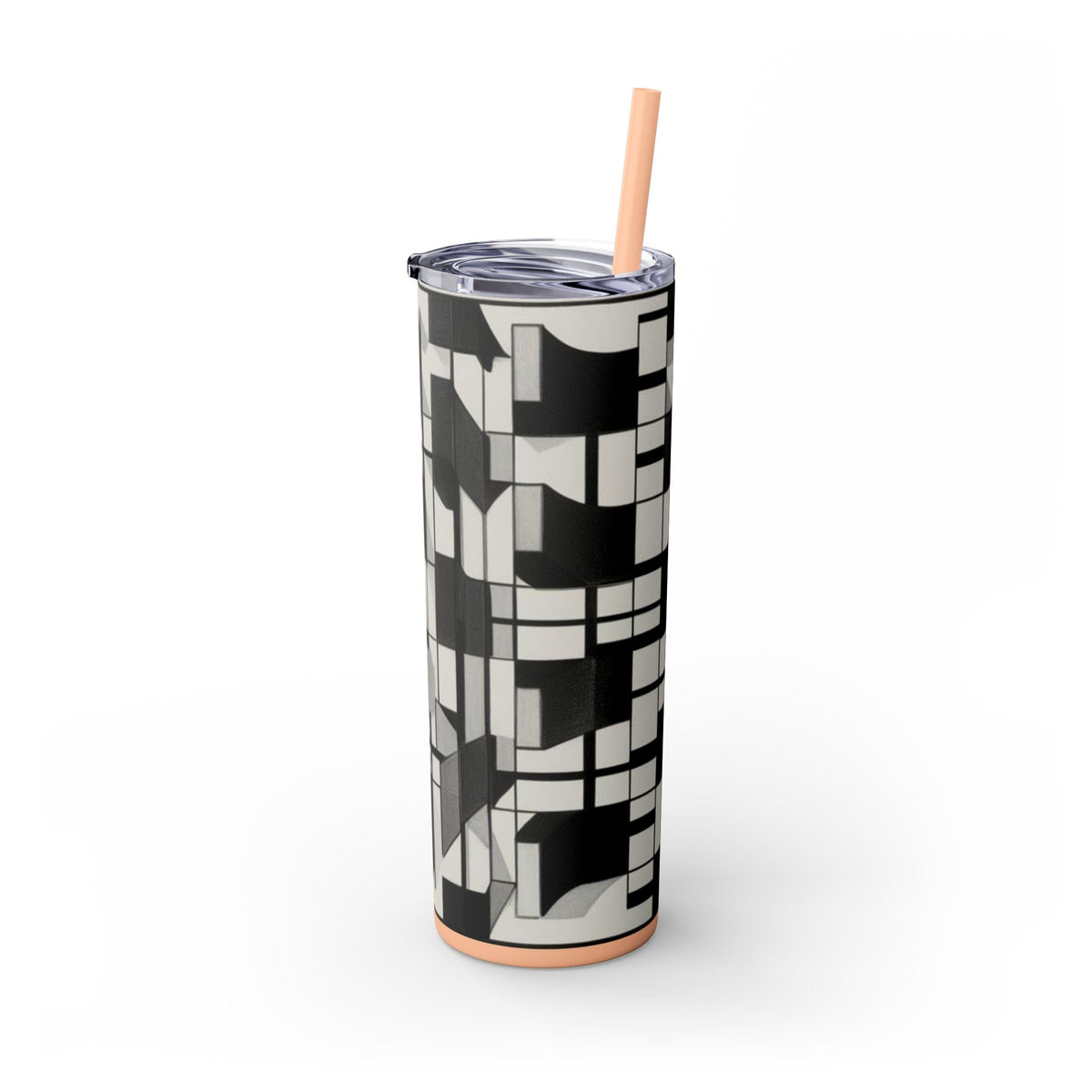 Skinny Tumbler with Straw – 20 oz Stainless Steel Cup
