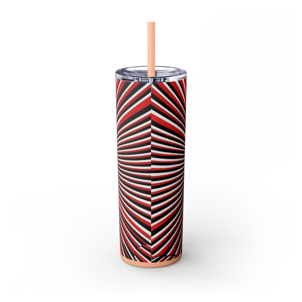 Skinny Tumbler with Straw – 20 oz Stainless Steel Cup