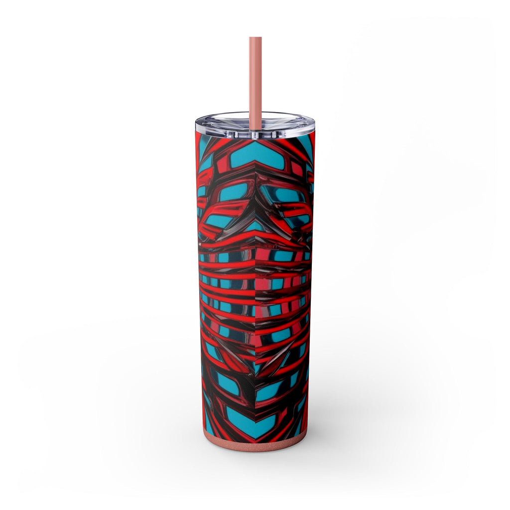 Skinny Tumbler with Straw – 20 oz Stainless Steel Cup