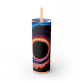 Skinny Tumbler with Straw – 20 oz Stainless Steel Cup
