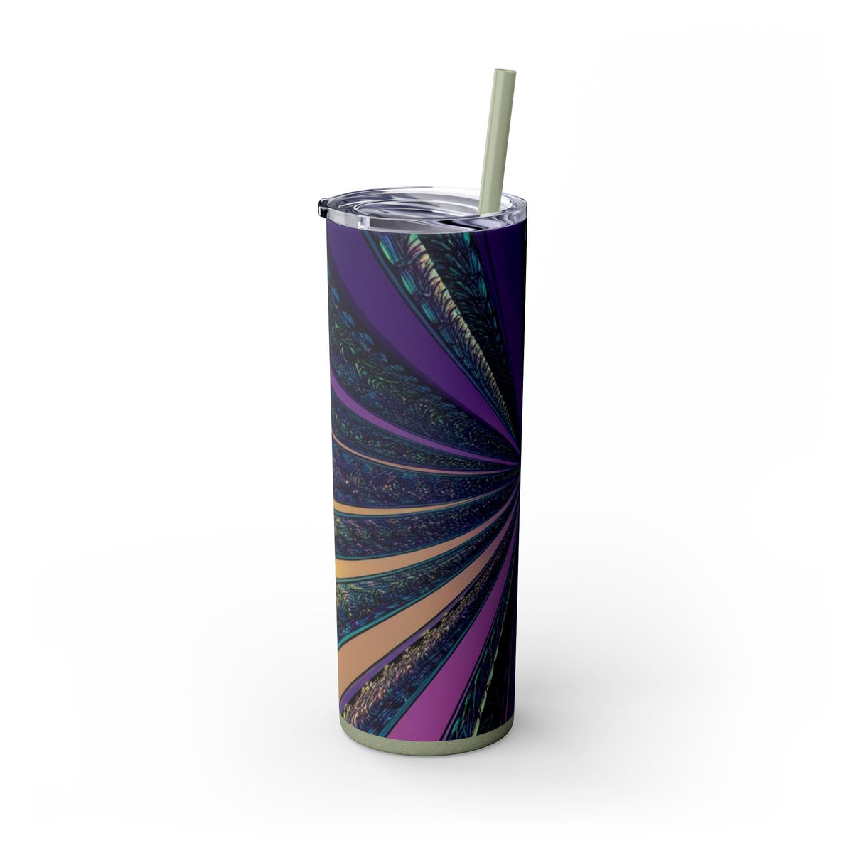 Skinny Tumbler with Straw – 20 oz Stainless Steel Cup