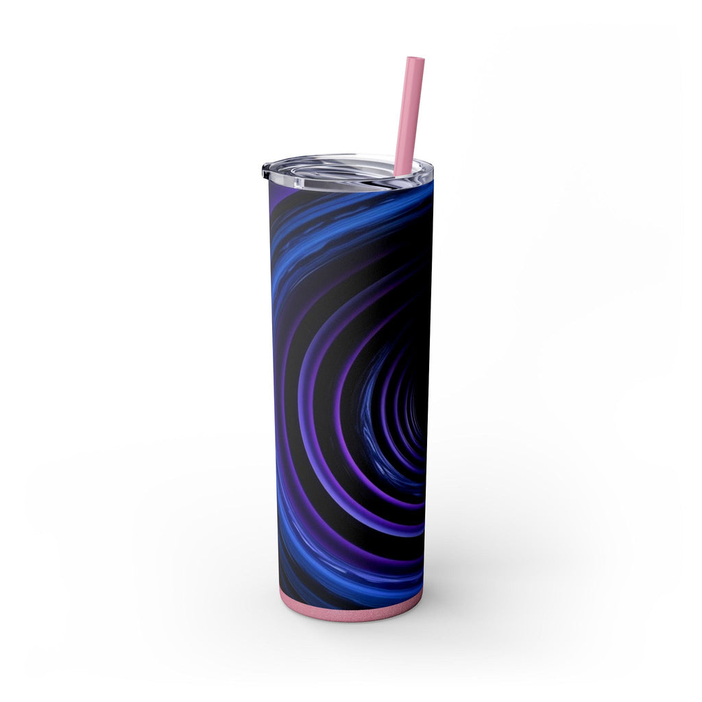 Skinny Tumbler with Straw – 20 oz Stainless Steel Cup