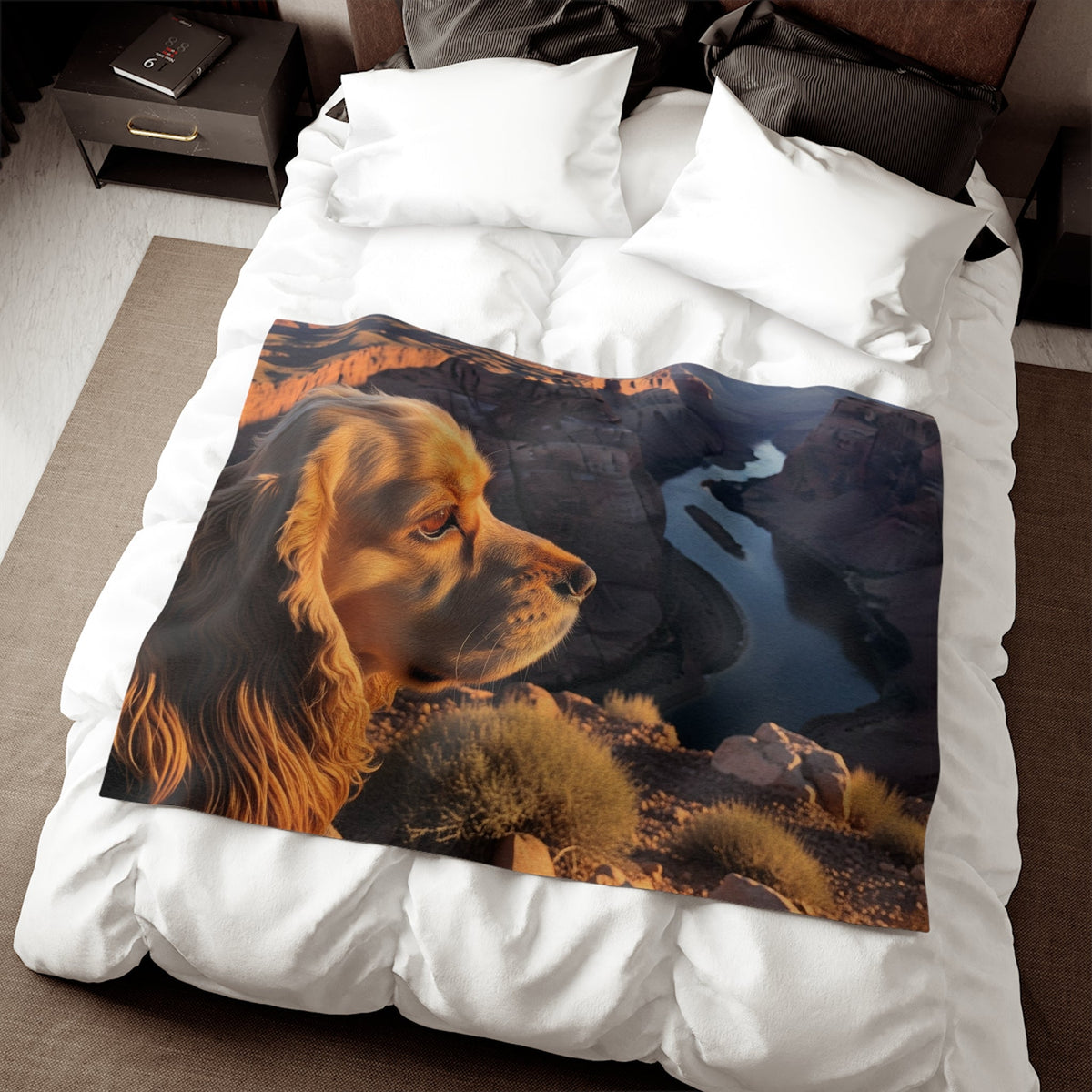 American Cocker Spaniel Blanket