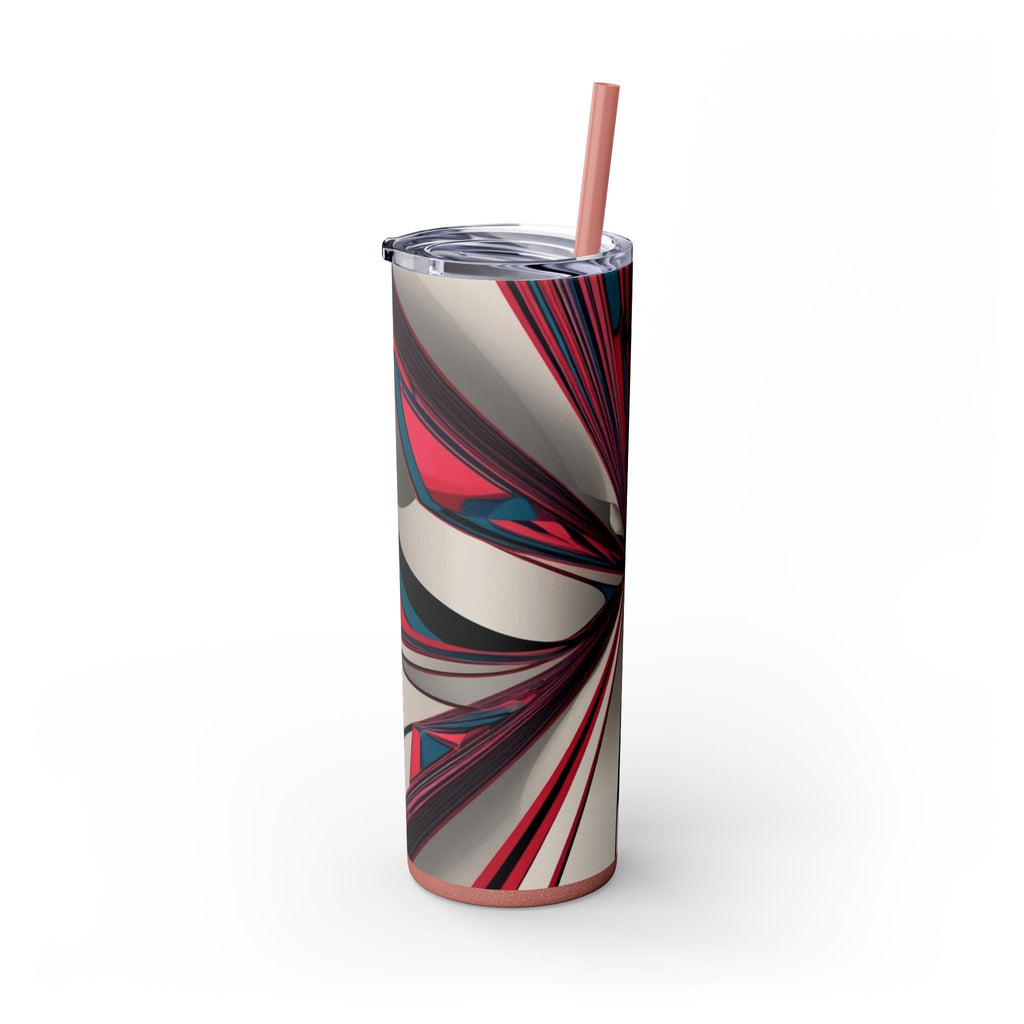 Skinny Tumbler with Straw – 20 oz Stainless Steel Cup