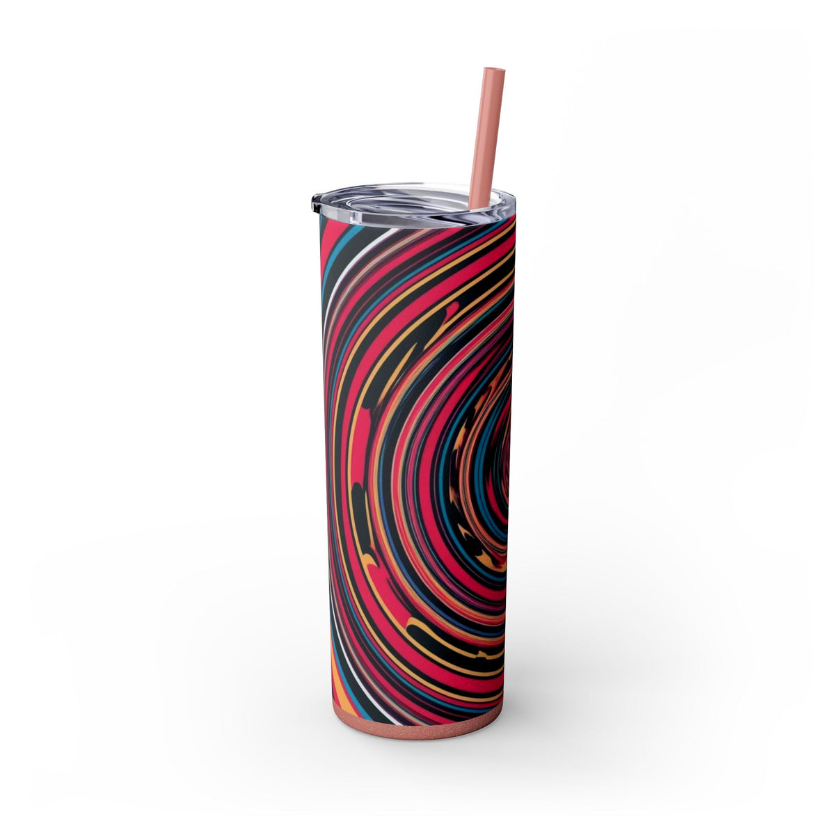 Skinny Tumbler with Straw – 20 oz Stainless Steel Cup