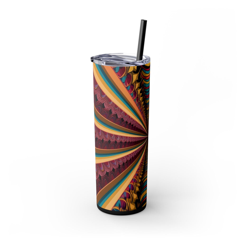 Skinny Tumbler with Straw – 20 oz Stainless Steel Cup