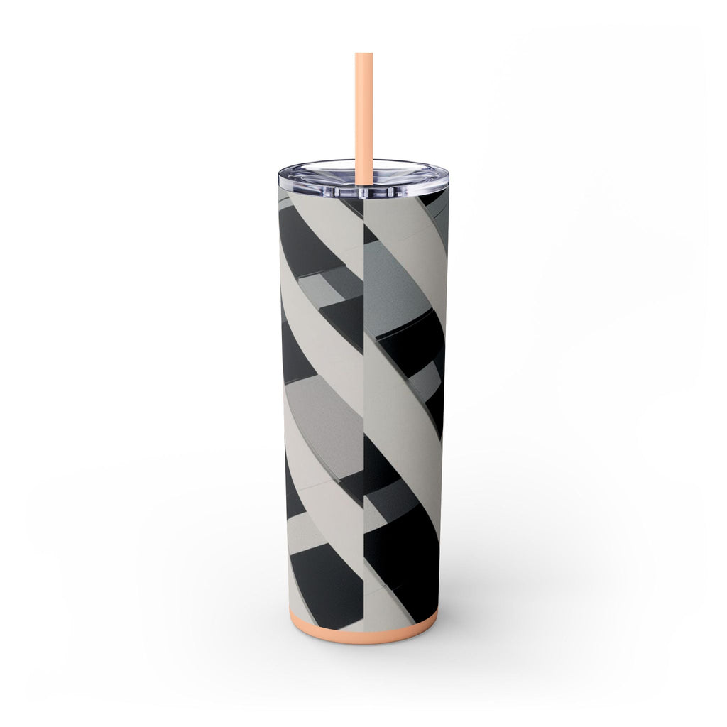 Skinny Tumbler with Straw – 20 oz Stainless Steel Cup