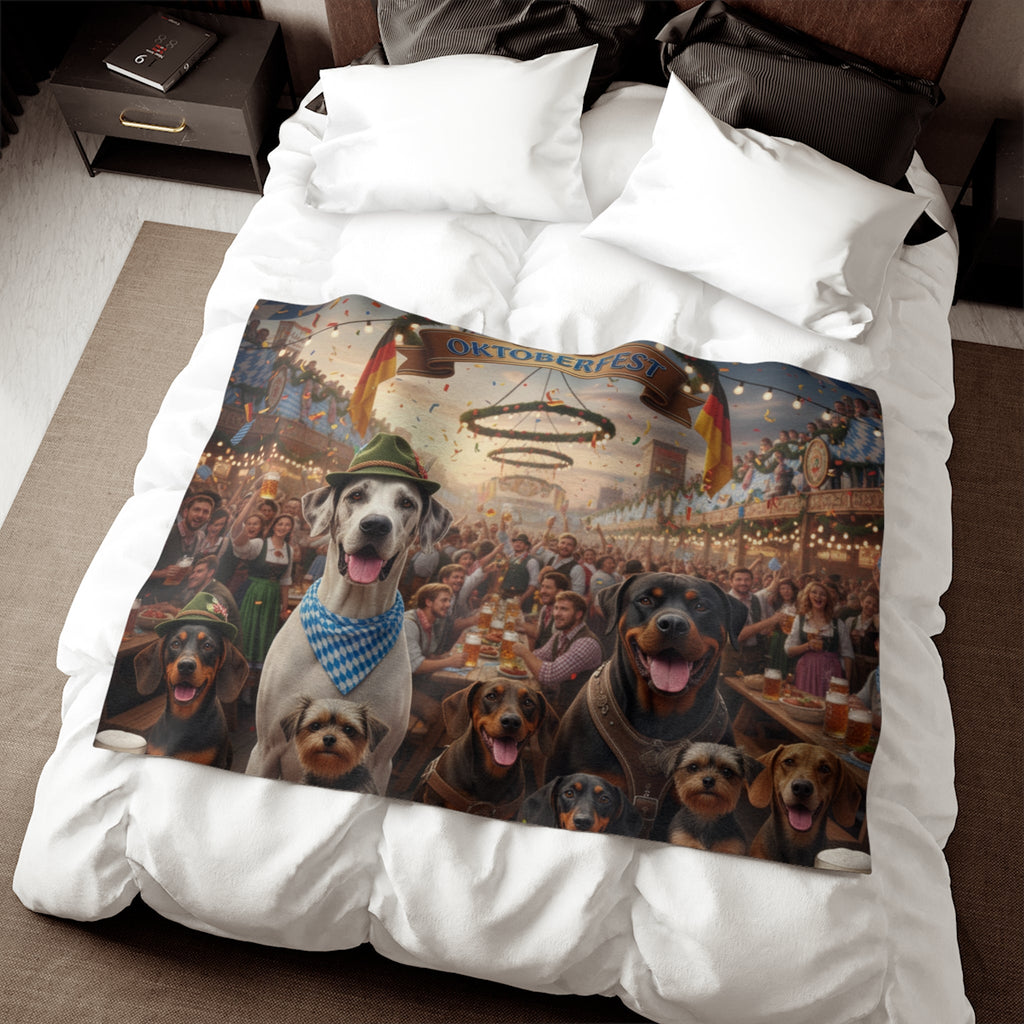Oktoberfest Dogs Blanket