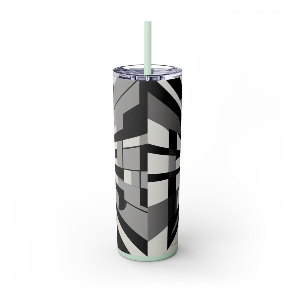 Skinny Tumbler with Straw – 20 oz Stainless Steel Cup