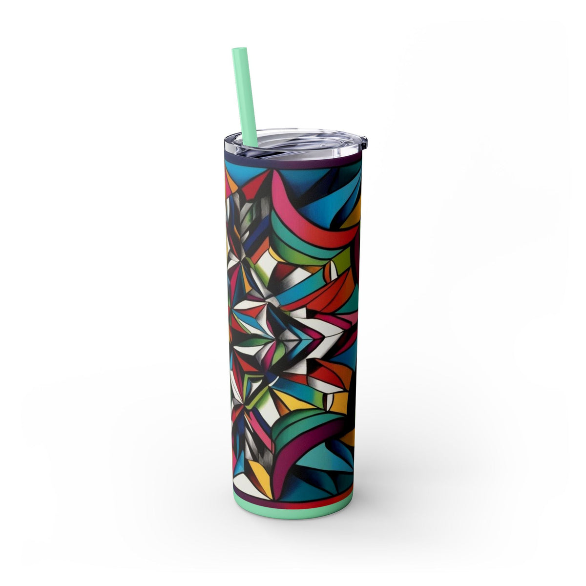 Skinny Tumbler with Straw – 20 oz Stainless Steel Cup