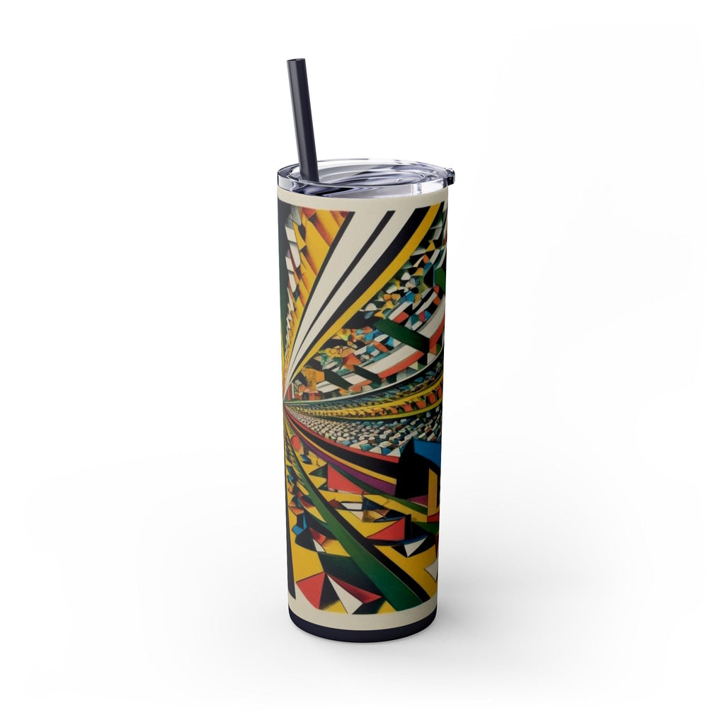 Skinny Tumbler with Straw – 20 oz Stainless Steel Cup
