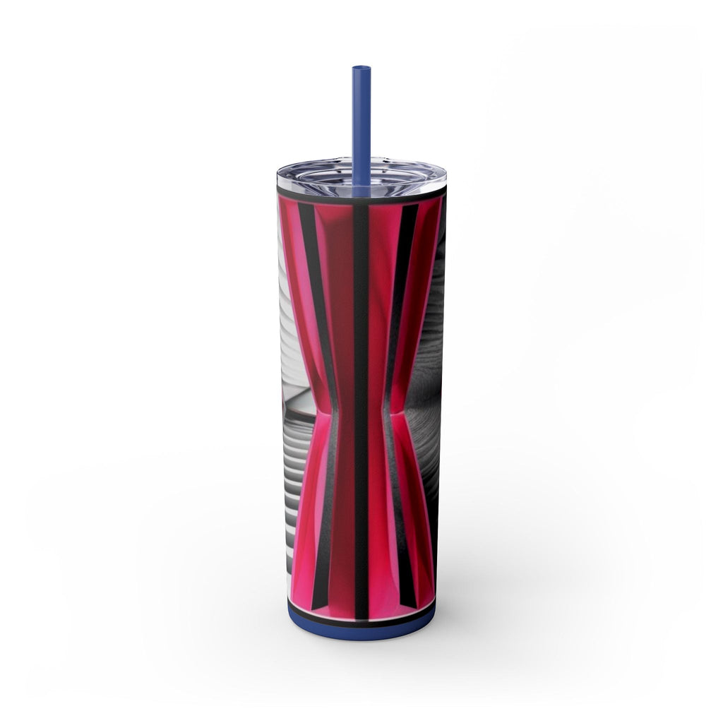 Skinny Tumbler with Straw – 20 oz Stainless Steel Cup
