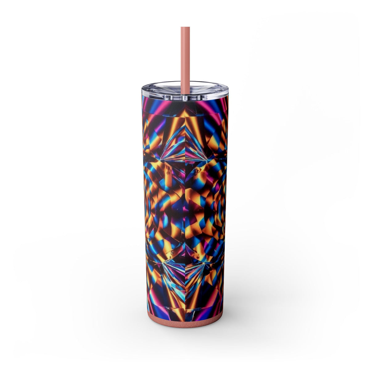 Skinny Tumbler with Straw – 20 oz Stainless Steel Cup