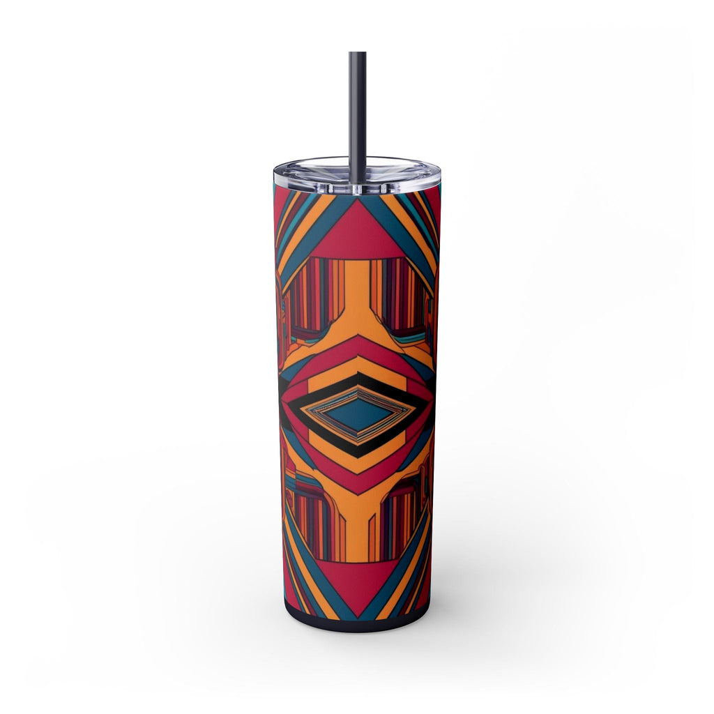 Skinny Tumbler with Straw – 20 oz Stainless Steel Cup