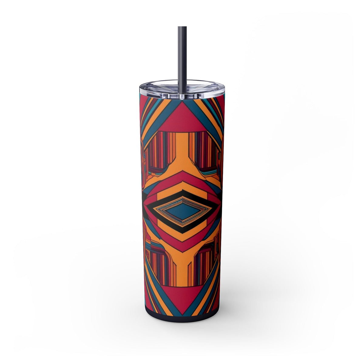 Skinny Tumbler with Straw – 20 oz Stainless Steel Cup