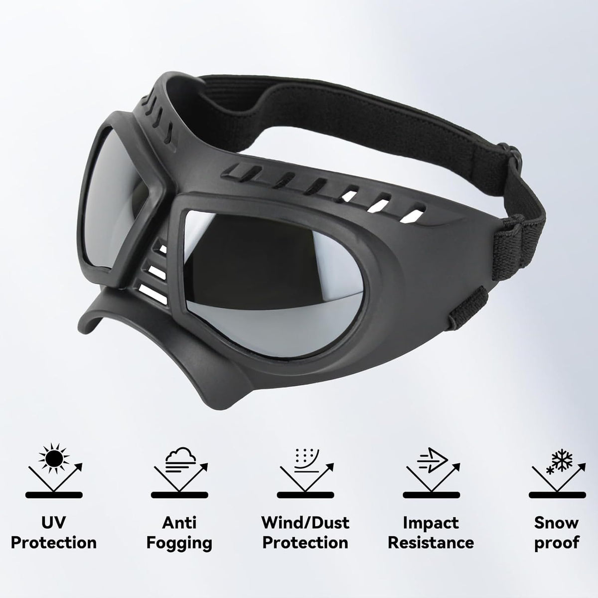 Skull-Bridge Dog Goggles