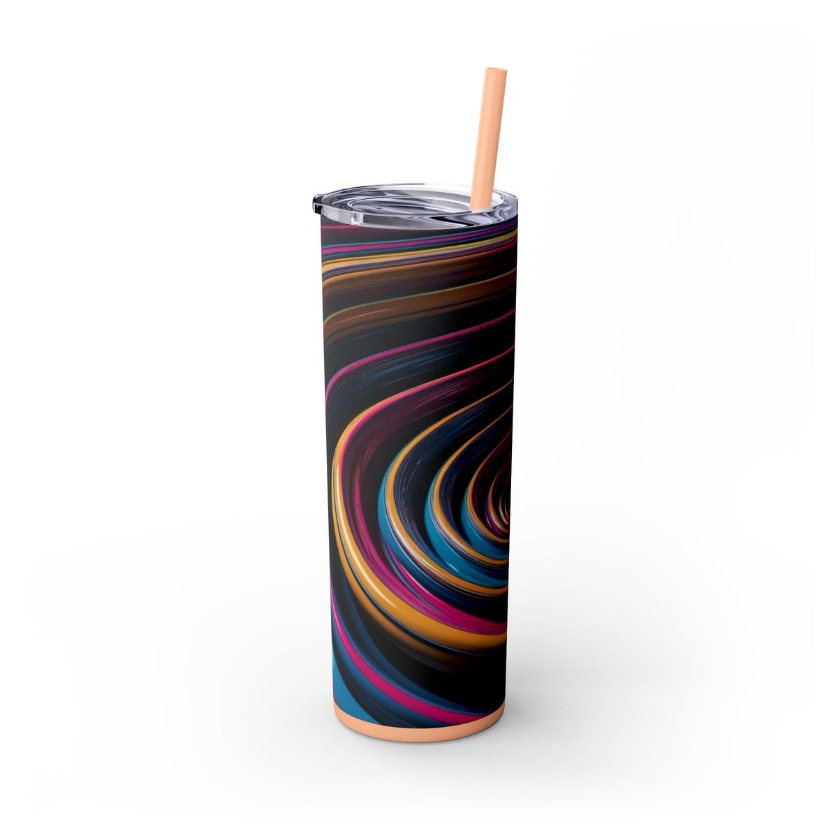 Skinny Tumbler with Straw – 20 oz Stainless Steel Cup