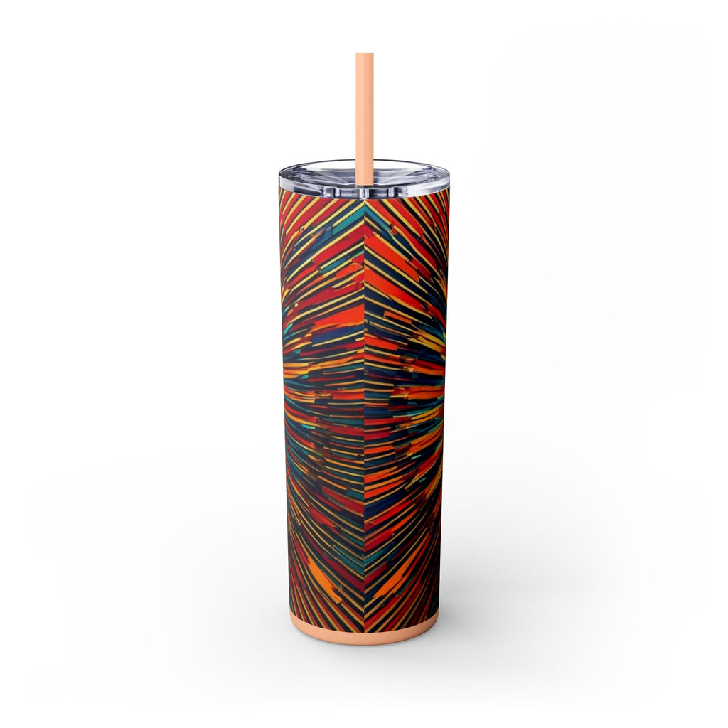 Skinny Tumbler with Straw – 20 oz Stainless Steel Cup
