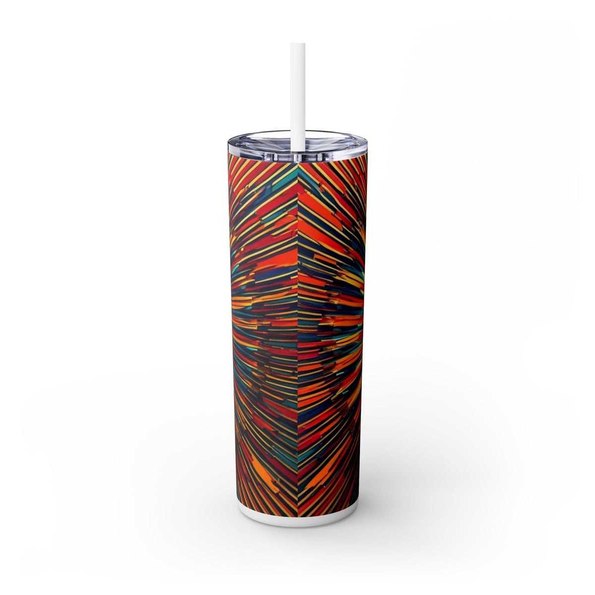 Skinny Tumbler with Straw – 20 oz Stainless Steel Cup